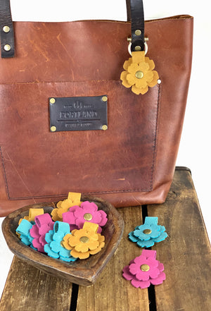 Brand Women High Quality Leather Handbag Orchid Mixed Colors Crossbody Bag  Shoulder Strap Embroidered Flowers Shoulder Bag