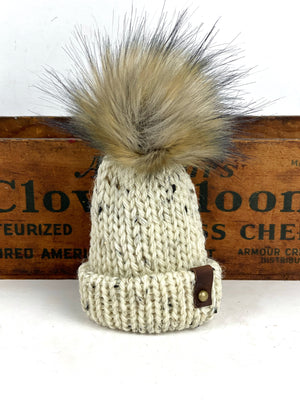 Fishermans Wool Mini Knit Hat and Scarf Combo Purse Charm, Folded Brim Tiny Hat Ornaments, Wool Miniature Beanie Christmas Decor