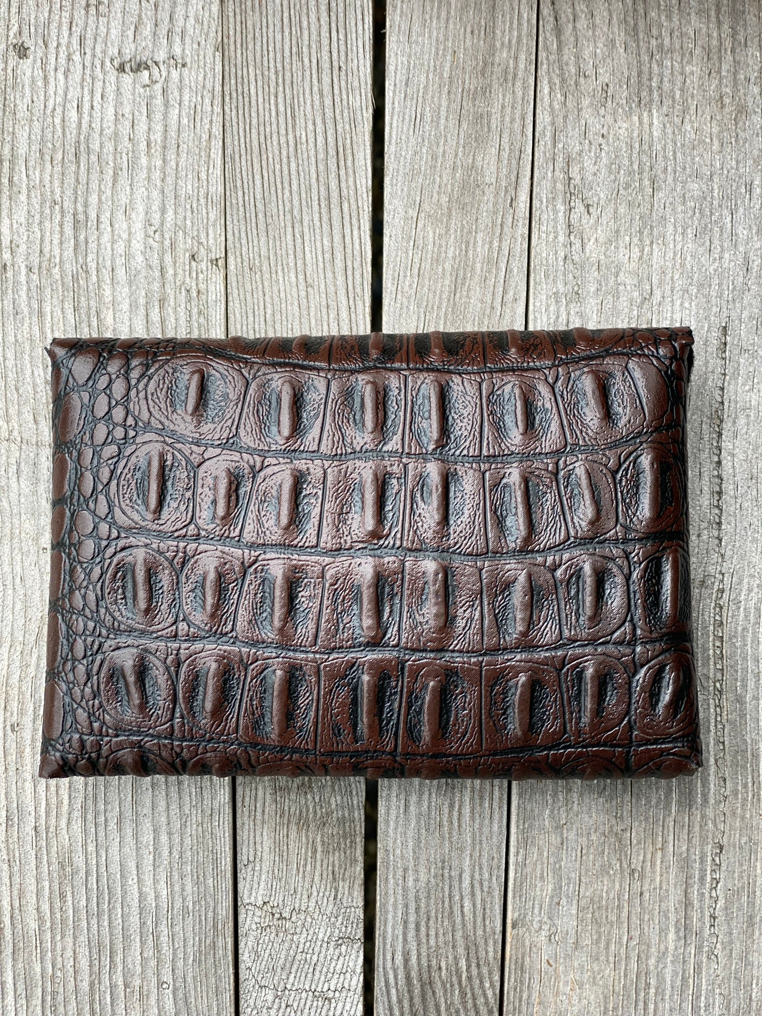Pocket Organizer Crocodilien Matte - Wallets and Small Leather