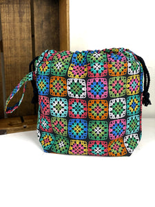 Crochet Pattern Granny's Project Bag 