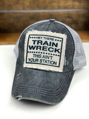 Hey There Trainwreck This Aint Your Station Lightweight Tote Bag